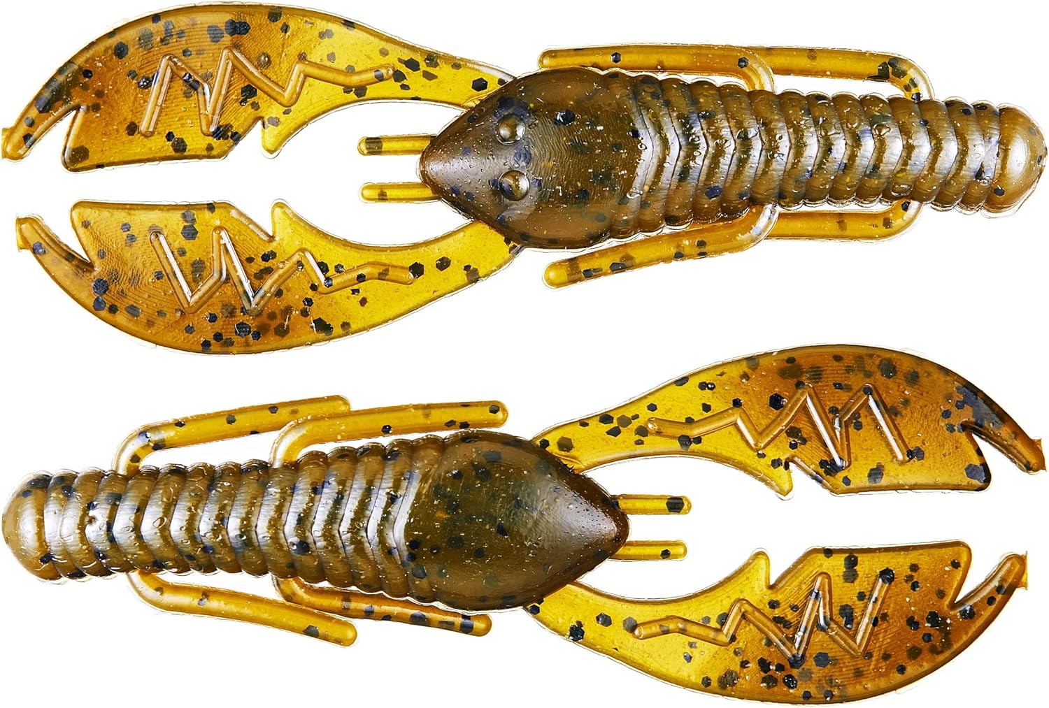 NetBait Baby Paca Craw Green Pumpkin 3 3/4" w/ BaitFuel, 9 Pack