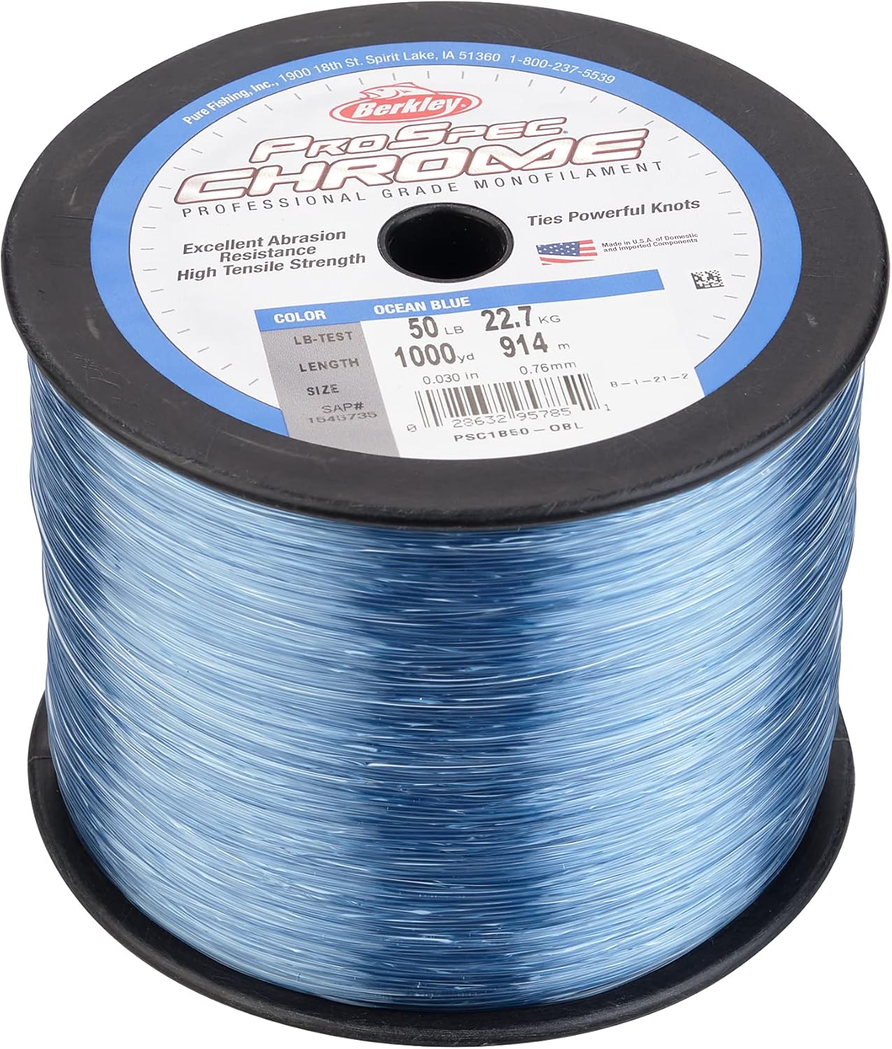 Berkley Pro Spec Chrome Monofilament Line (Multiple Sizes, Multiple Colors)