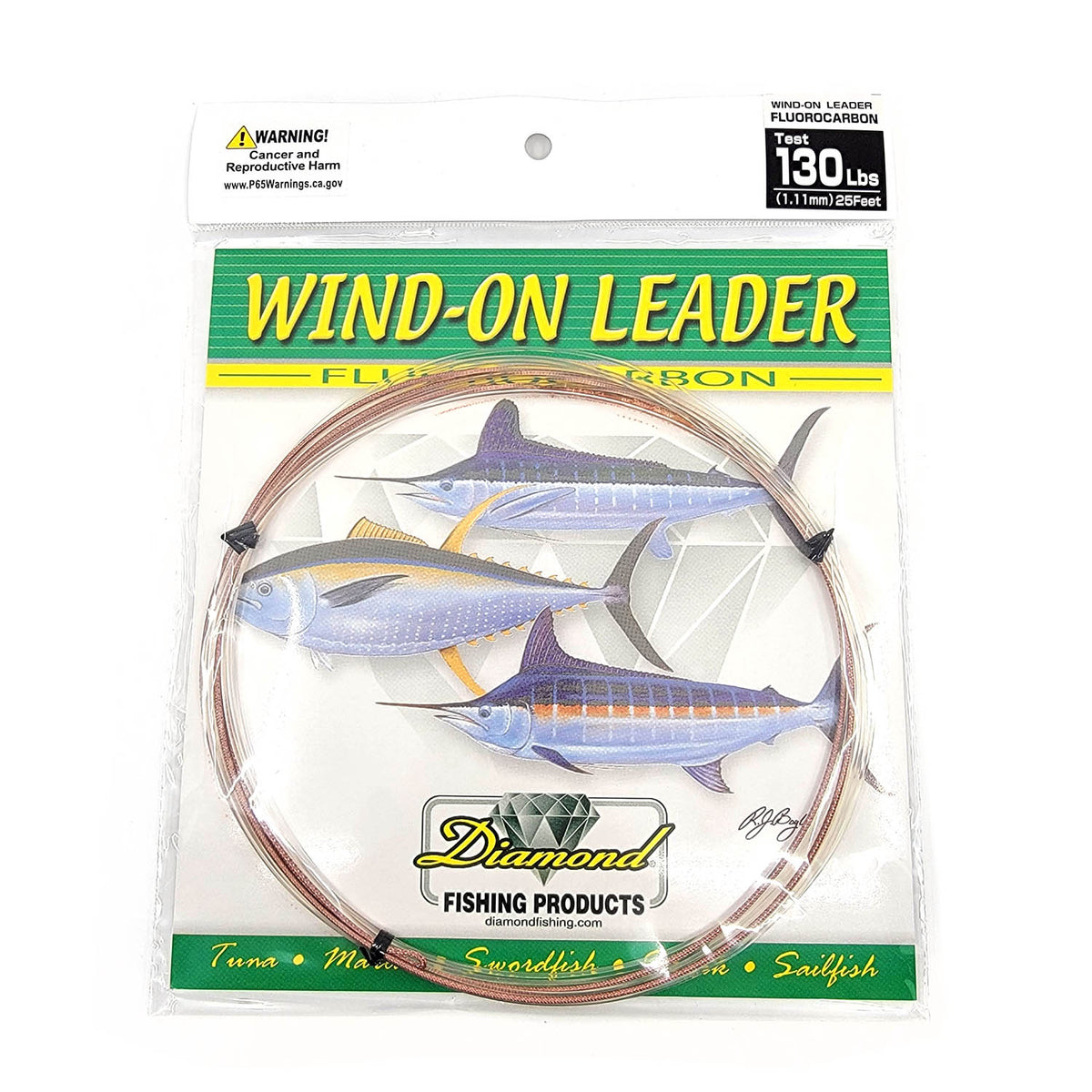 Momoi Diamond Fluorocarbon Wind-On Leader
