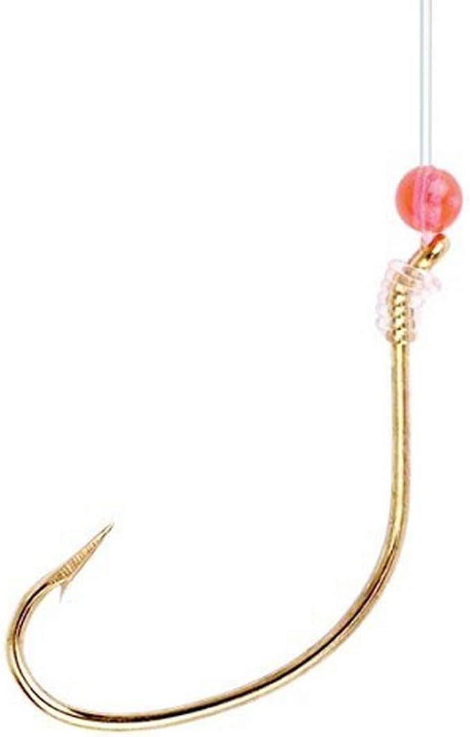 Eagle Claw 9146H Lazer Sharp Kahle Fluke Wide Gap Snelled Hook