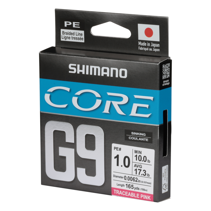 Shimano CORE G9 Braided Line 164yd