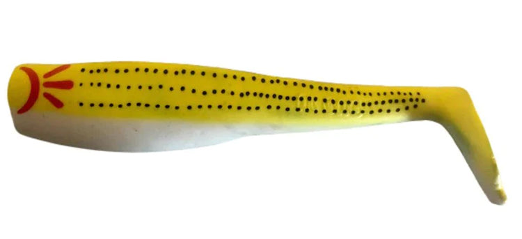Al Gag's Lures Whip-It Fish Rigged, (1 Head/2 Tails)
