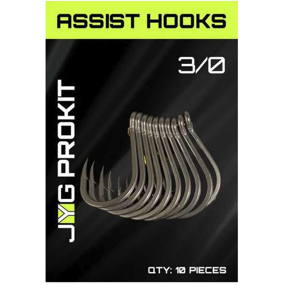 Jyg Pro Assist Hooks 3/0 10Pcs
