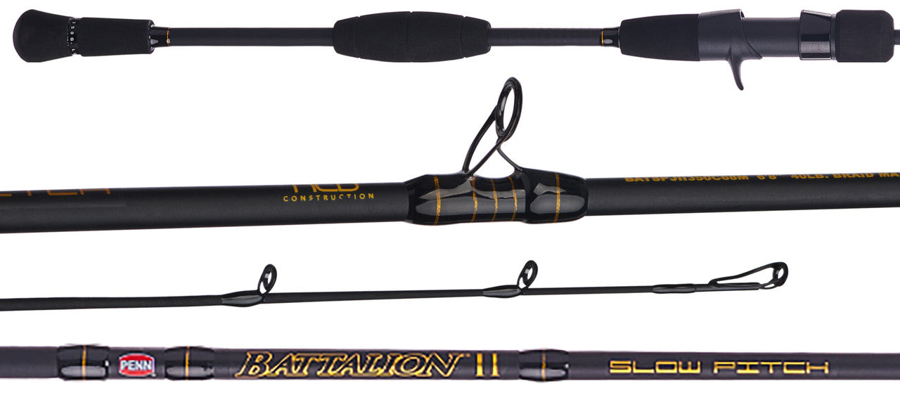 Penn Battalion II Slow Pitch Jig Rods