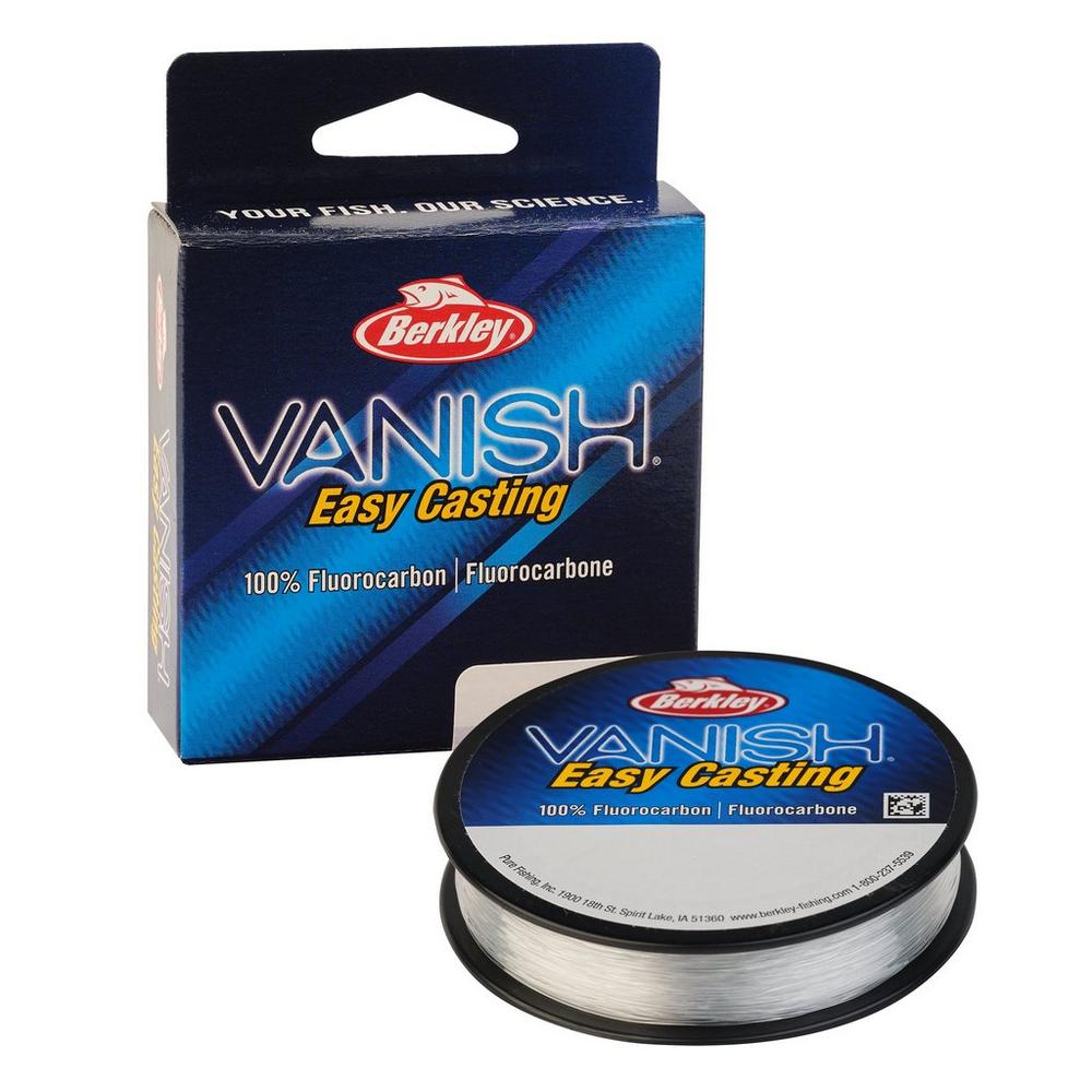 clear fishing line spool Berkley Vanish Fluorocarbon Line