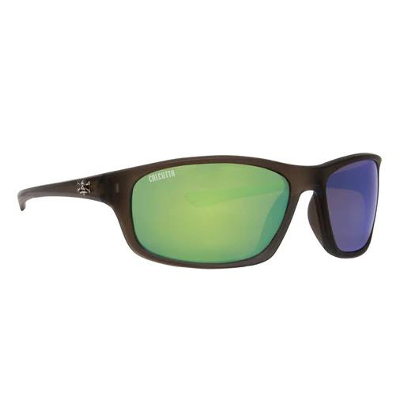 Calcutta Nautilus Sunglasses Crystal Olive Frame/Green Mirror Lens