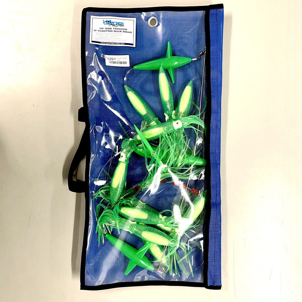 Chatter Lures 19" Side Tracker Spreader Bar- 9" Floating Squid