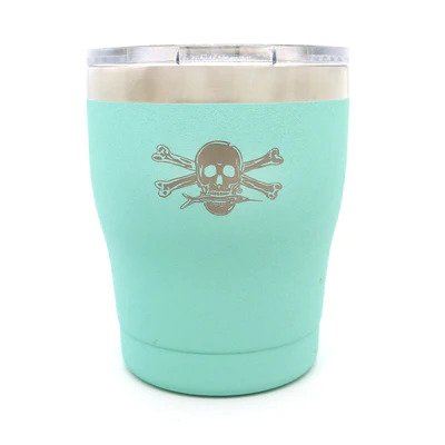 Calcutta Stainless Steel Double Wall Vacuum Seal Tumbler 10oz 2 pack w//lid Sea Foam