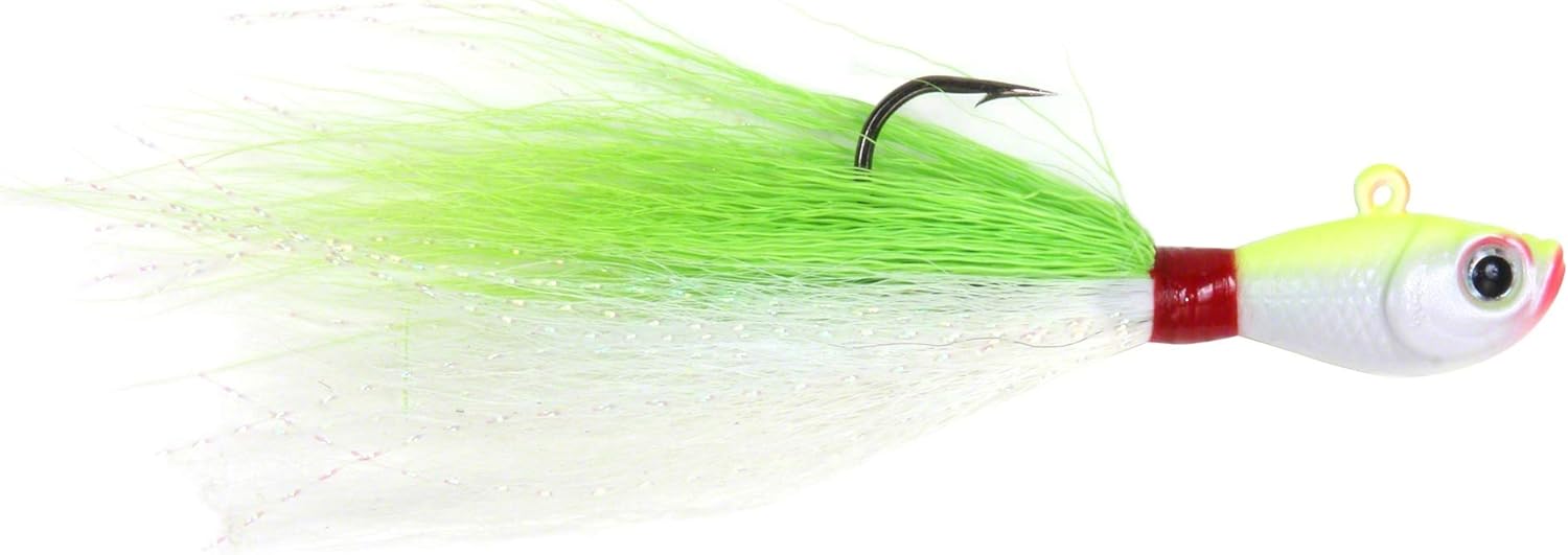 Sea Striker Bucktail Jig Holographic Eyes