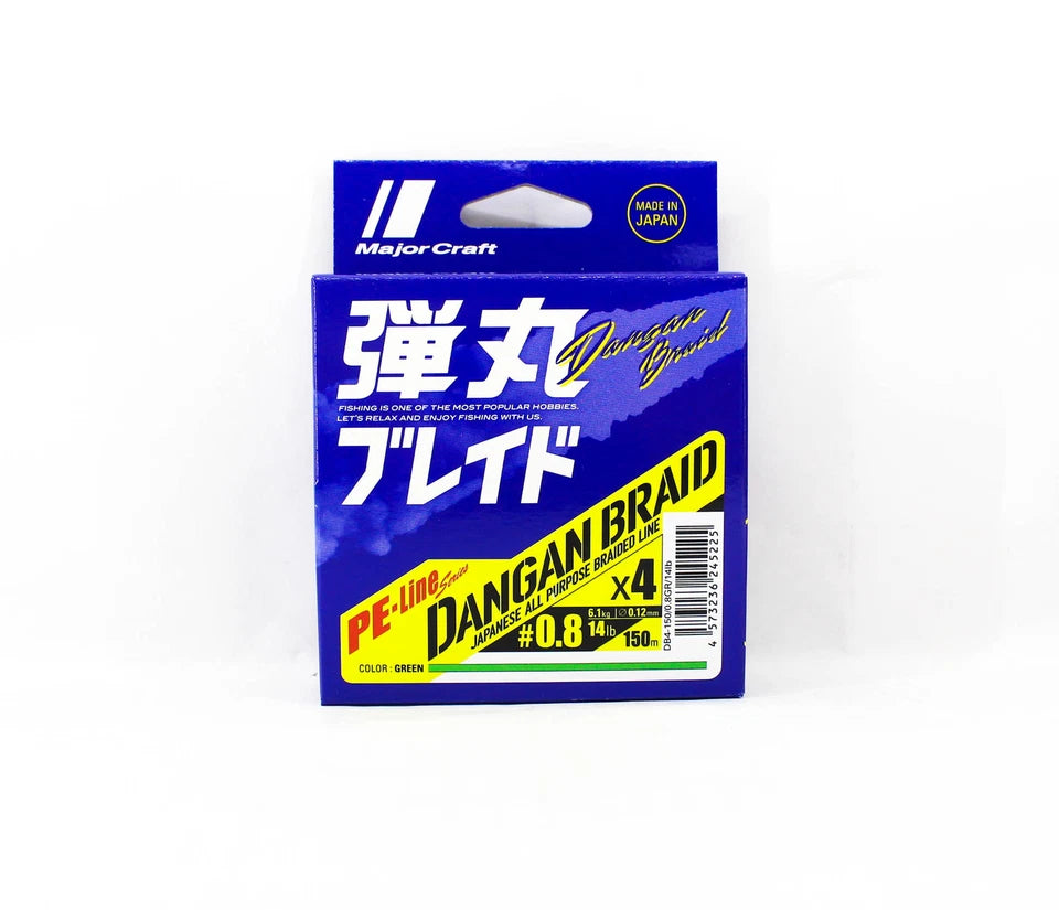 Major Craft Dangan Braid 4X 164yd Green