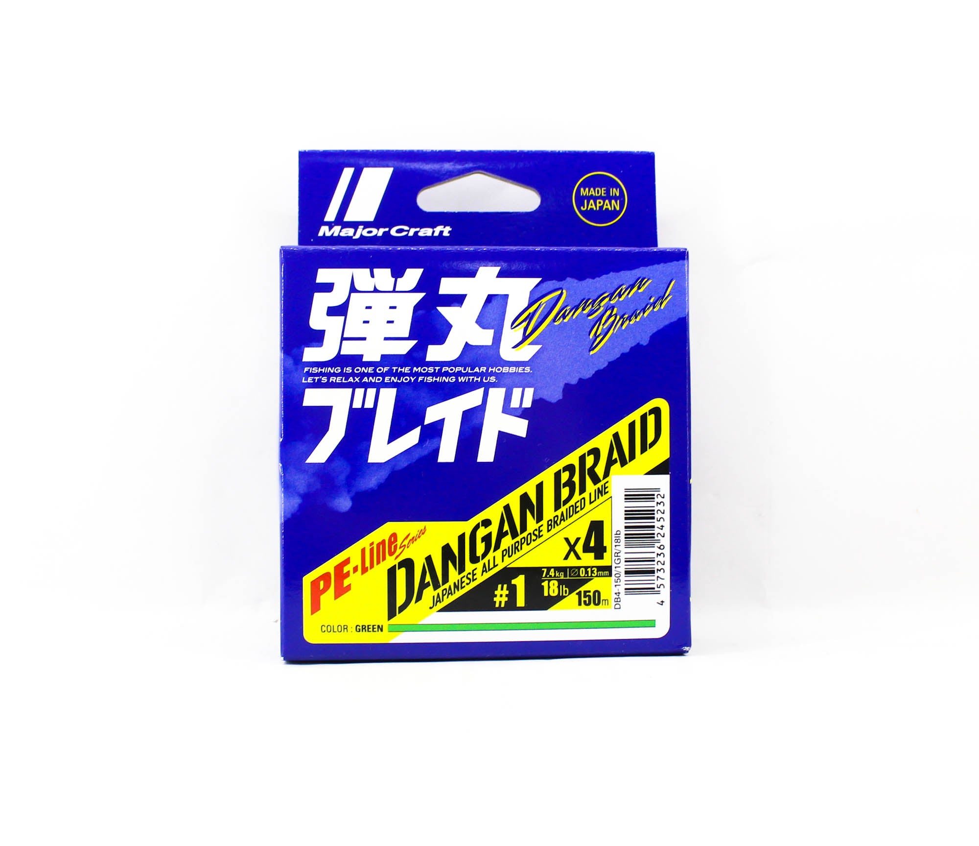 Major Craft Dangan Braid 4X 164yd Green