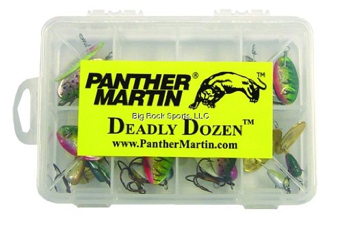 Panther Martin Best of the Best Kit.Deadly Dozen 12 Trout Spinner Lure