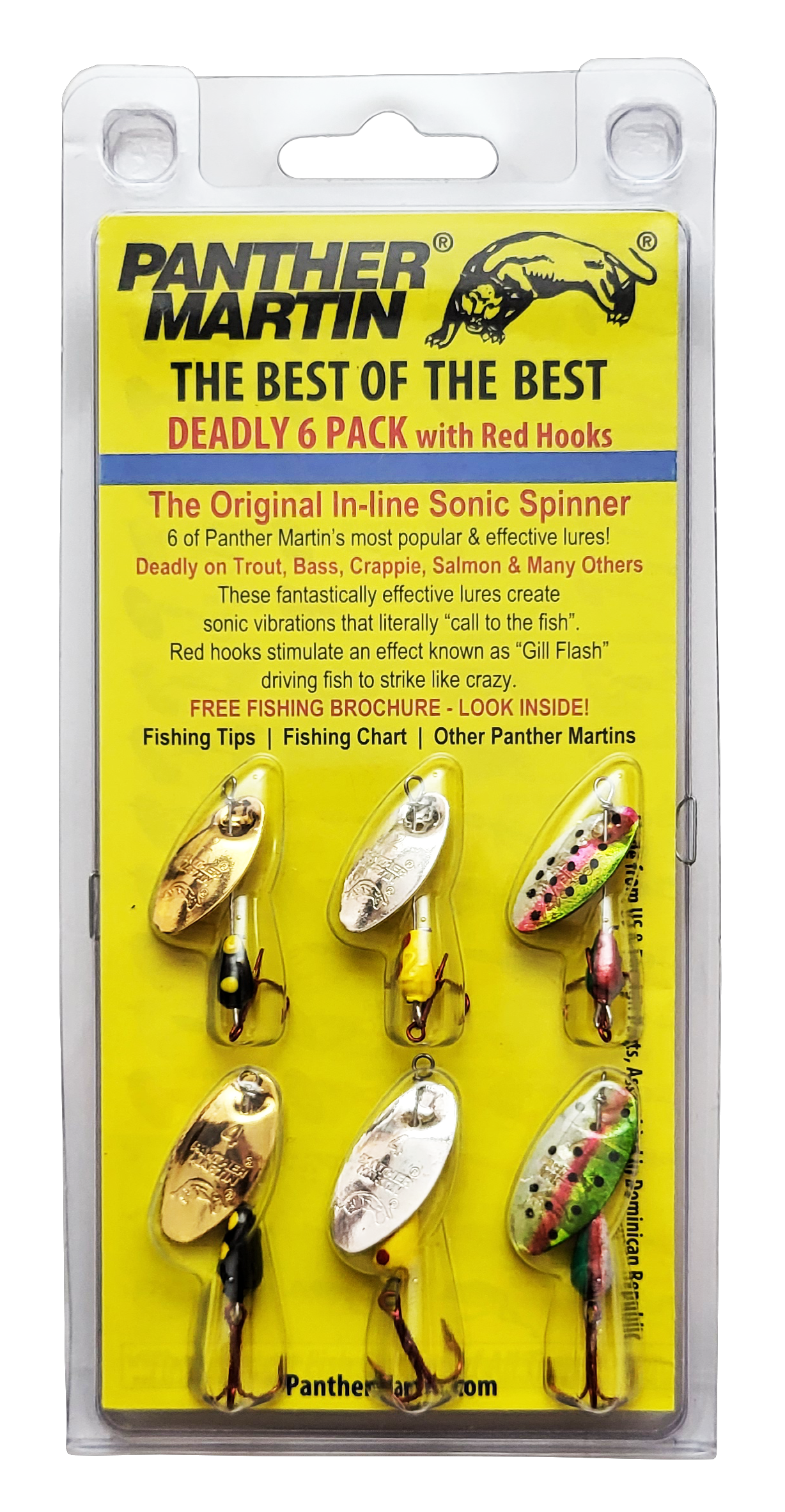 Panther Martin Spinner Trout Panfish Best of the Best Kit DSG6 Deadly 6 Lures Panther Martin Spinner Trout Panfish Best of the Best Kit DSG6 Deadly 6 Lures