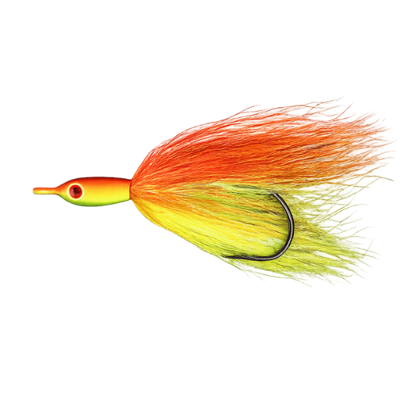 Jigging World Fluke Candy Teasers with Bucktail (2pk, Assorted Colors)
