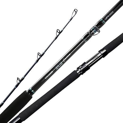 okuma custom black rod Okuma ECS-C-661XH ECS Custom 6'6" XH Casting rod with TPE butt