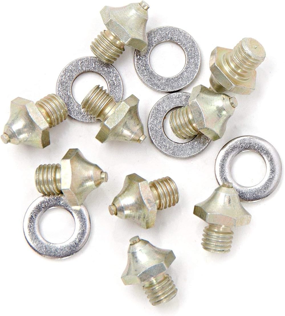 Korkers Threaded Carbide Spikes with Washers 40 Pack