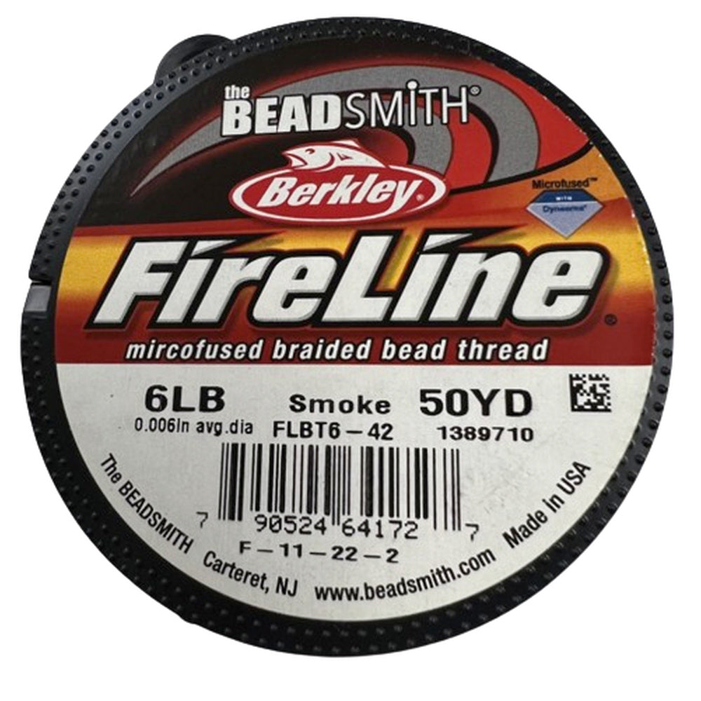 berkley fireline fused original fishing line smoke Berkley 6lb Beadsmith Fireline Smoke 50 Yards Beading Thread