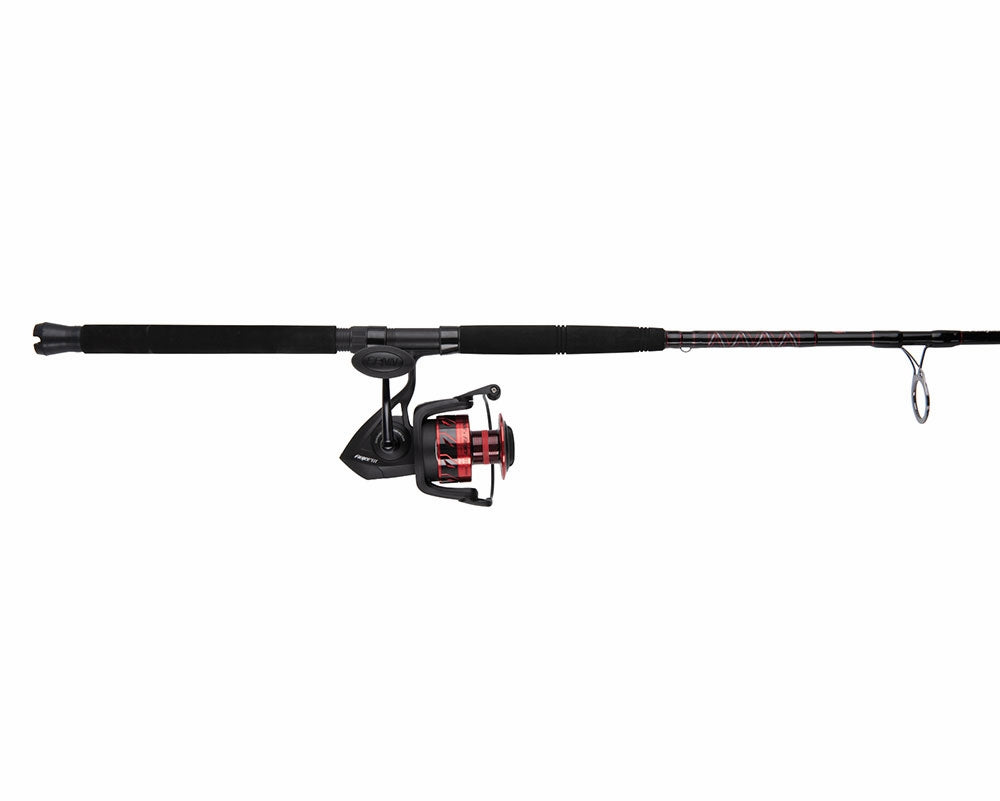 penn fierce 3 fishing rod III Spinning Inshore/Nearshore Reel, Size 5000, Right/Left Handle Position, Front Drag for Smooth Operation, Saltwater Fishing Reel,Red, Black : Sports & Outdoors this combo offers added reliability PENN Fierce III Reel :