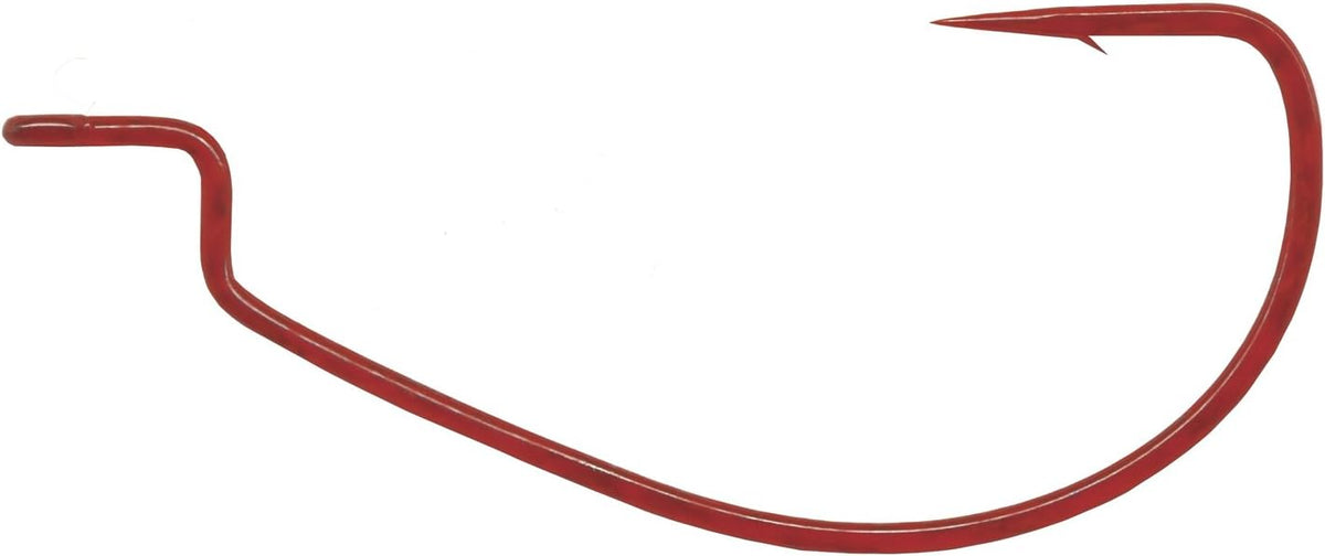 Gamakatsu EWG Offset Worm Hook Red 1/0 6pk