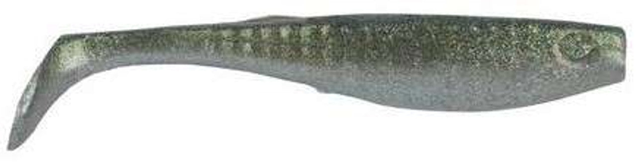 Berkley Gulp! Paddleshad Soft Bait 4in, Green Shiner, Bag