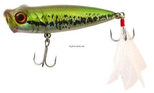 Owner American Gobo Popper Bait, 2 3/8-Inch, 1/5-Ounce,  Baby Bass