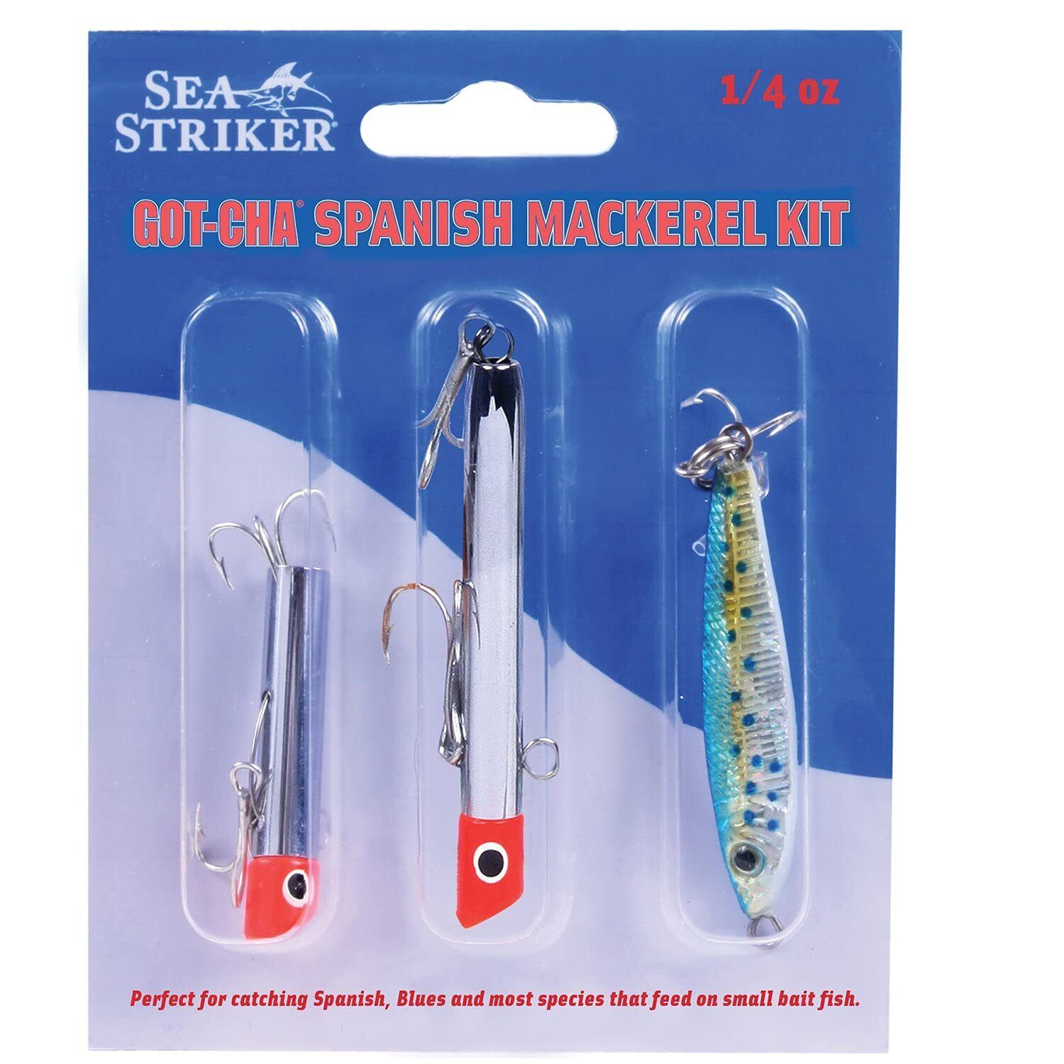GOT-CHA Spanish Mackerel Kit 3 per Pack, Includes G1601