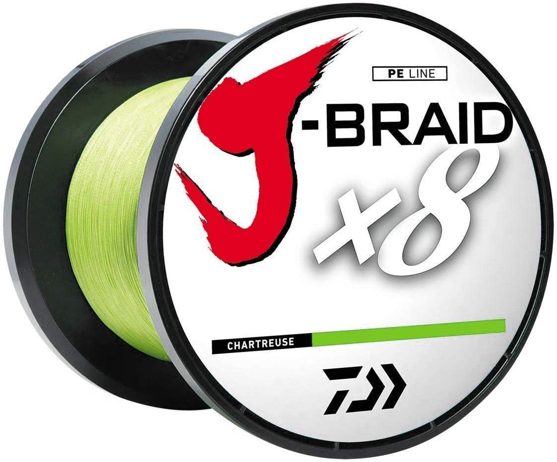 Tresse X8 Chartreuse Daiwa 8 brins ultra-résistante carnassiers Tresse X8 Chartreuse Daiwa 8 brins ultra-résistante carnassiers