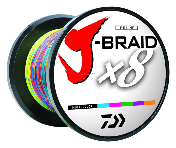 Daiwa J-Braid x8 8 Strand Braided Line (328, 548, 3300 Yards)