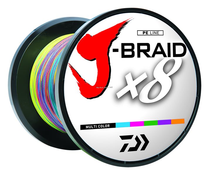 Daiwa J-Braid x8 8 Strand Braided Line (328, 548, 3300 Yards)