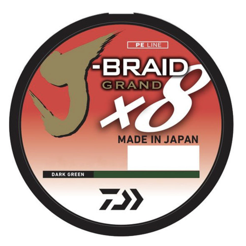 Daiwa J-Braid x8 Grand 8 Strand Braided Line