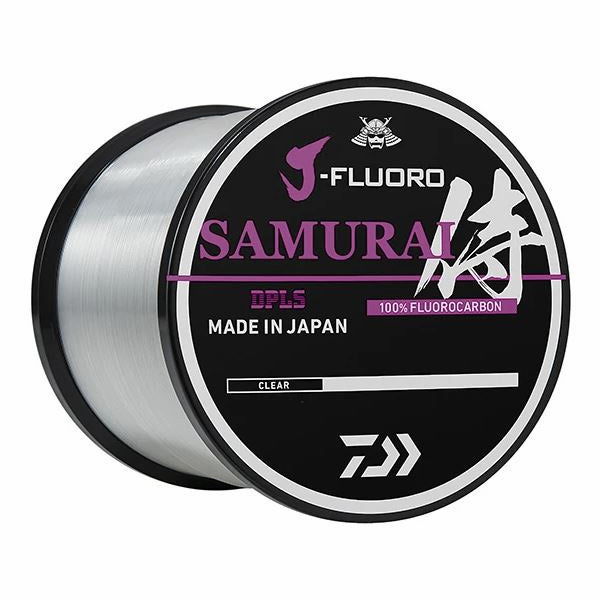 Daiwa J-Fluoro Samurai Fluorocarbon Line, Bulk, 6lb 1000yd