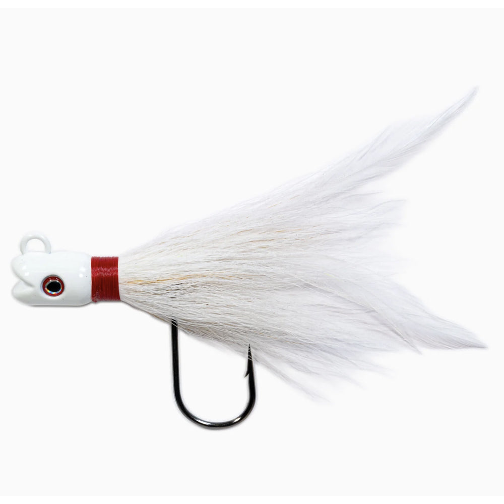 Dark Matter John Skinner Swing Hook Striped Bass Bucktail