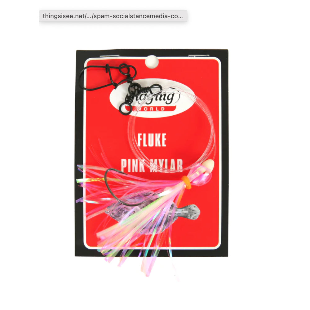 Jigging World Fluke Rig with Mylar