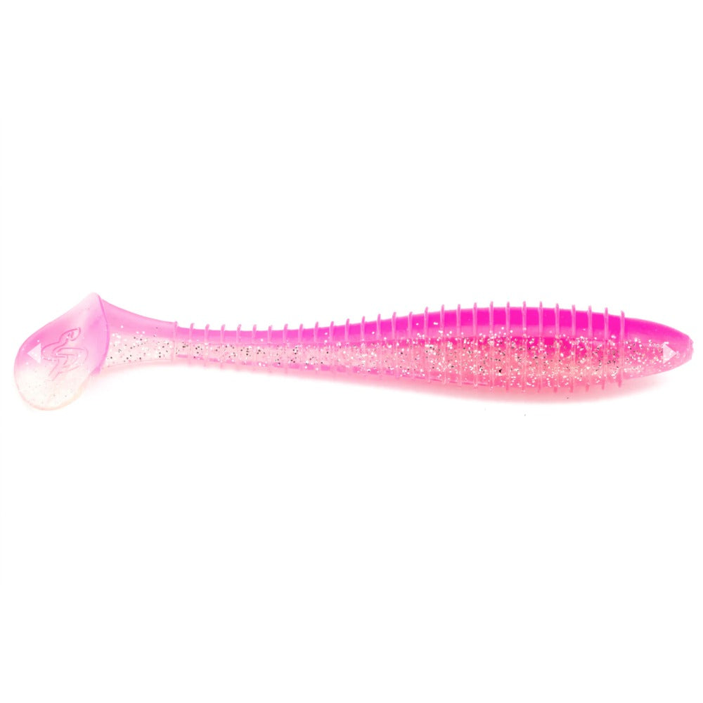 Kettle Creek Shads Soft Plastic Paddle Tail Swimbait (4"-5", Assorted Colors)