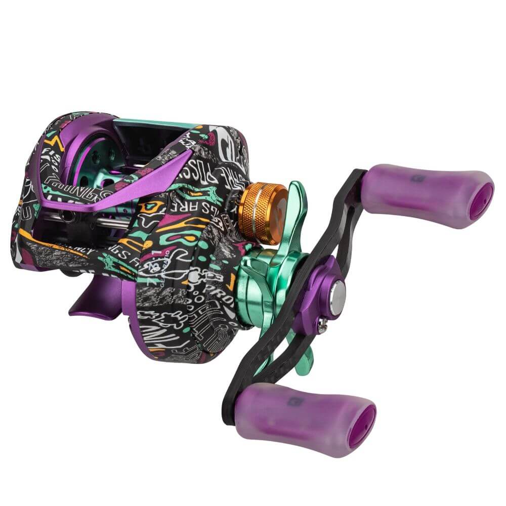 colored fishing reels ProFISHiency Krazy-3 Baitcasting Reel