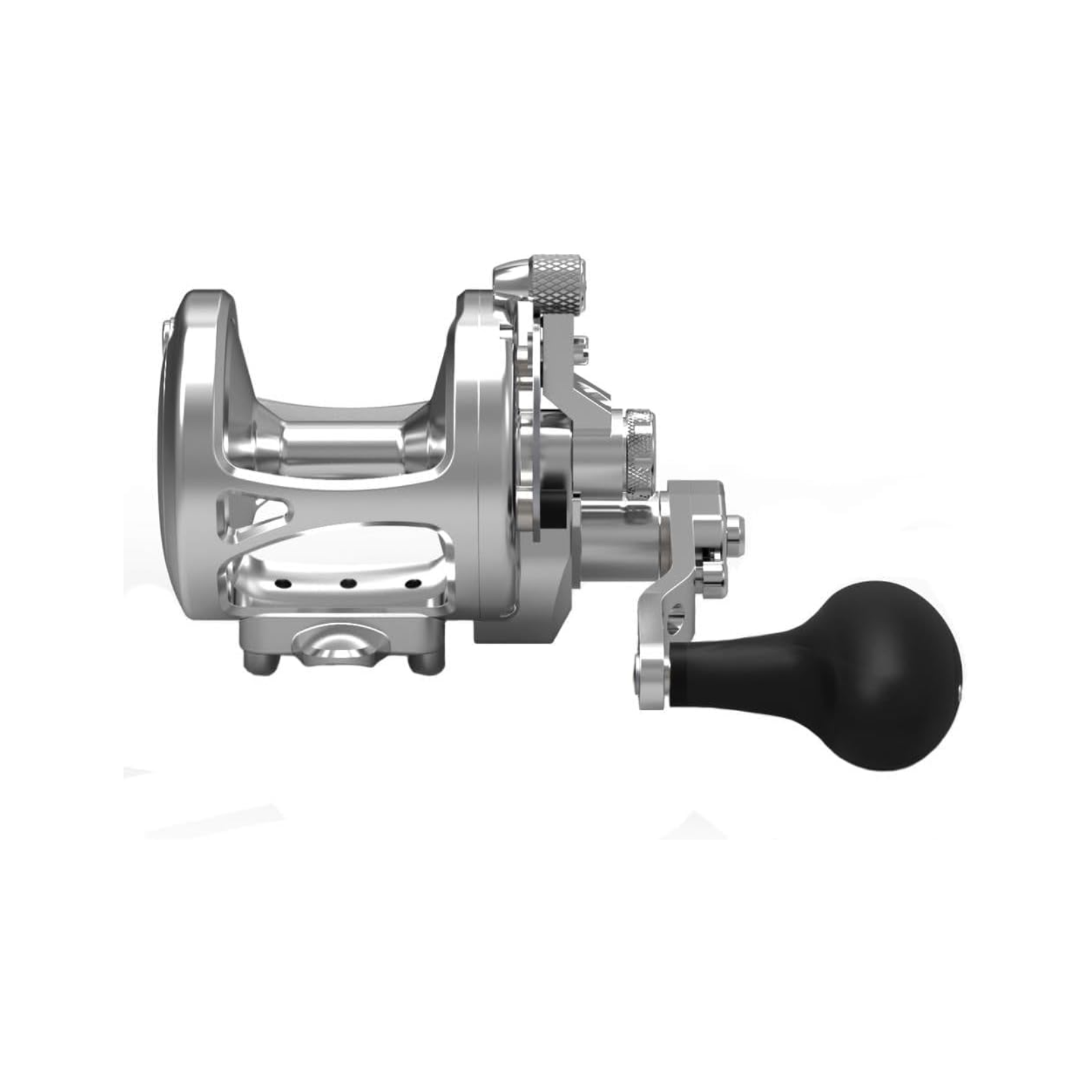 Avet MXL 5.8 G2 ngp LH-SI Single Speed Lever Drag Left Hand Reel, Silver (No Glide Plate)