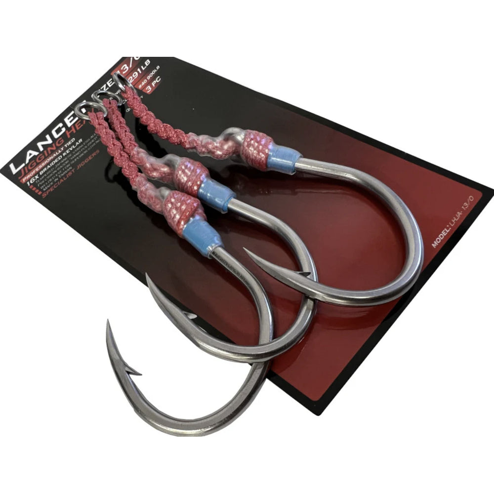 Ocean's Legacy Lancet Hooks Jigging Heavy Assist Braided