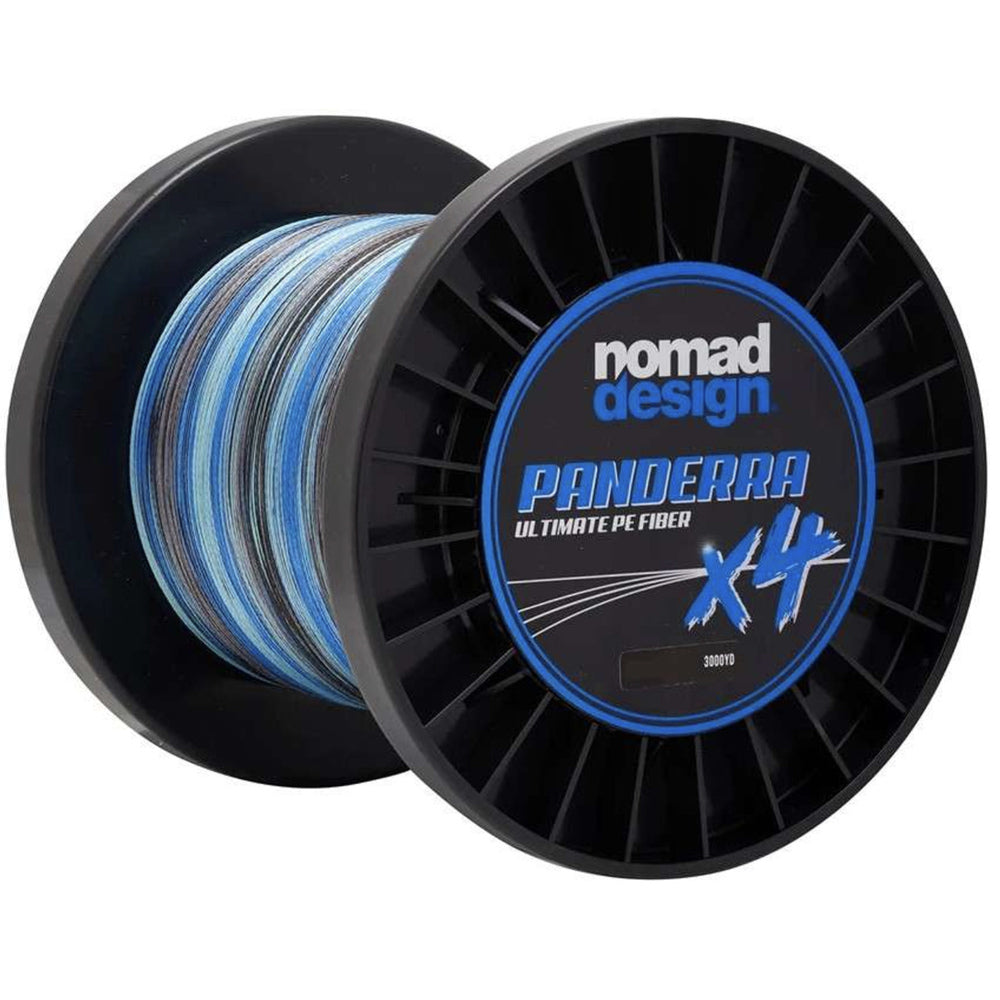 Nomad Design Panderra X4 Braided Line (Assorted Sizes, 3000yd, Multicolor)