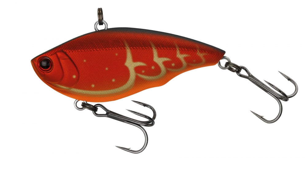 Yo-Zuri Rattl'N Vibe One Knock (S) 65MM 2 1/2", Matte Rayburn Red Crawfish