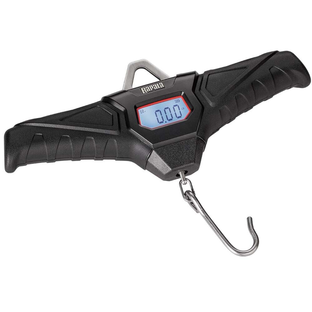 Rapala Digital Scale, 100 lb Dual Sided Display, Displays Temp