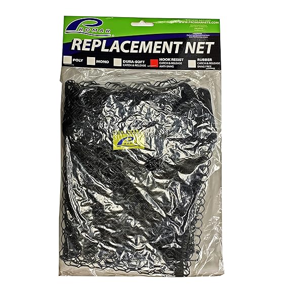 Promar RN-500BR Replacement Net - "HookResist" Black (37"40" dia.)