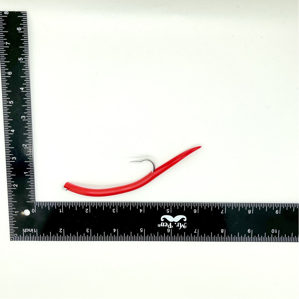 Run Off Lures Replacement Tubed Hooks - 4 Pack