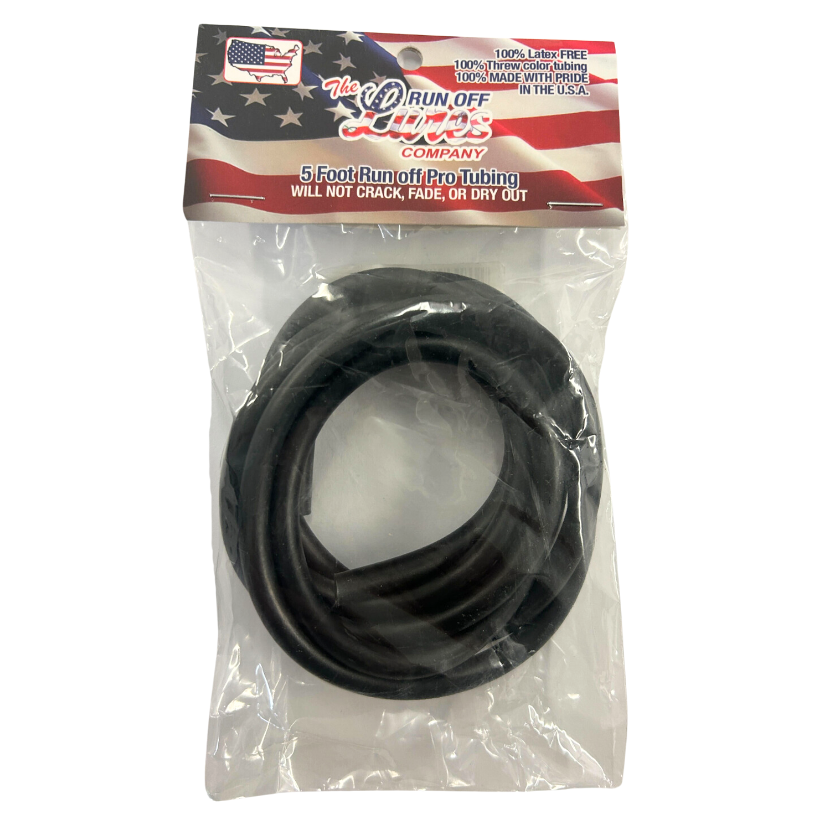 Runoff Lures Pro Tubing 5ft Black