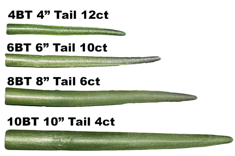 RonZ 4" Replacement Tails (12 Pack)