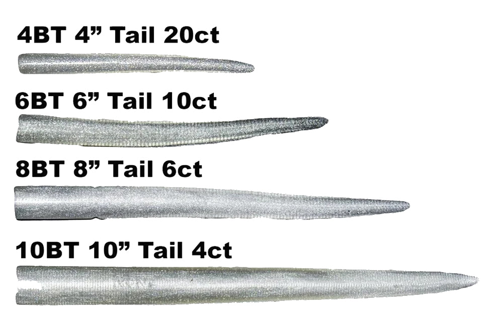 RonZ 4" Replacement Tails (12 Pack)