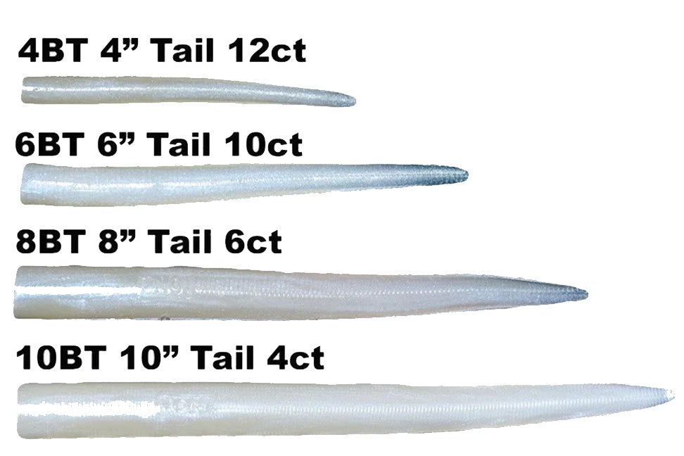 RonZ 4" Replacement Tails (12 Pack)