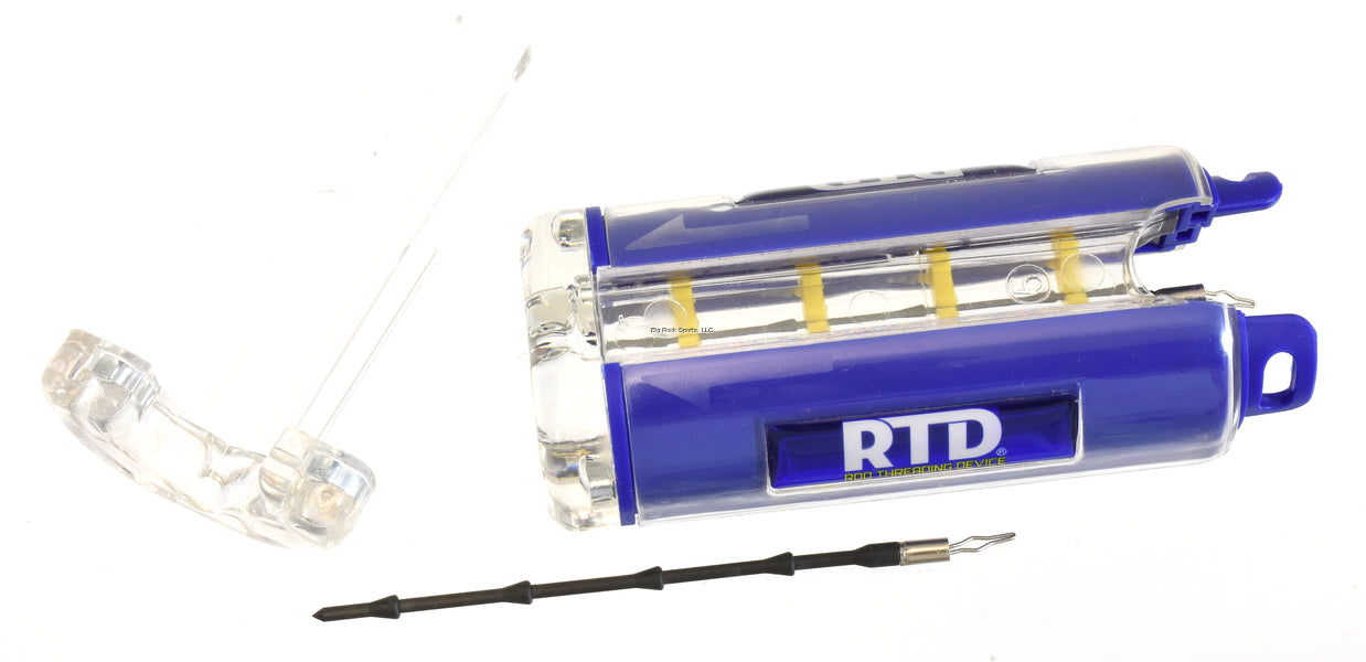 Erupt Fishing RTD - Rod Threading Device, Blue/Yellow