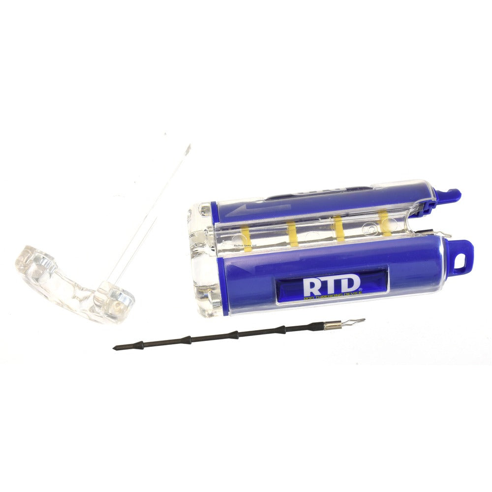 Erupt Fishing RTD - Rod Threading Device, Blue/Yellow