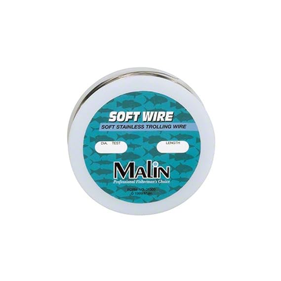 Malin Soft Wire Soft Stainless Trolling Wire 60lb 300'