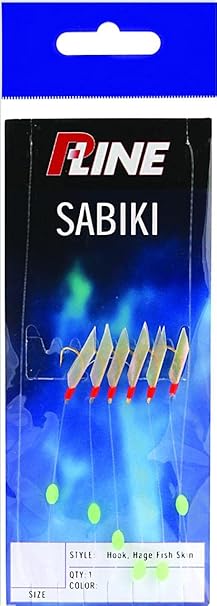 P-Line Sabiki Rig Hage Aurora Fish Skin Sabiki Rig
